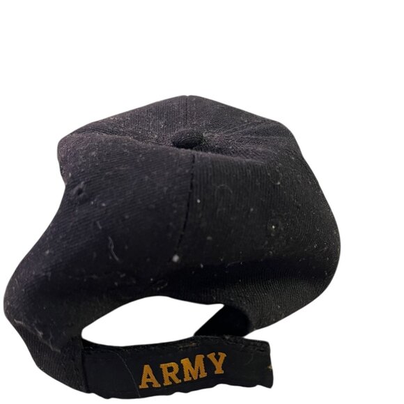 US Army SGM Retired Veteran Hat Vet Cap Embroidery Black Adjustable Strap USA - Picture 4 of 4